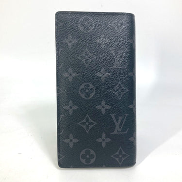 LOUIS VUITTON Long Wallet Purse M61697 Monogram Eclipse Canvas black Monogram Eclipse Portefeuille Blaza mens Used Authentic